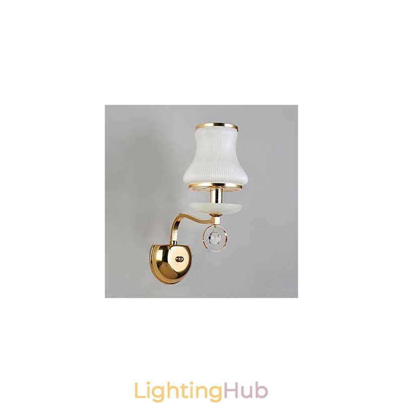Modern Contemporary Electroplated Feature for Crystal Mini Style Eye Protection Ambient Light Wall Lights