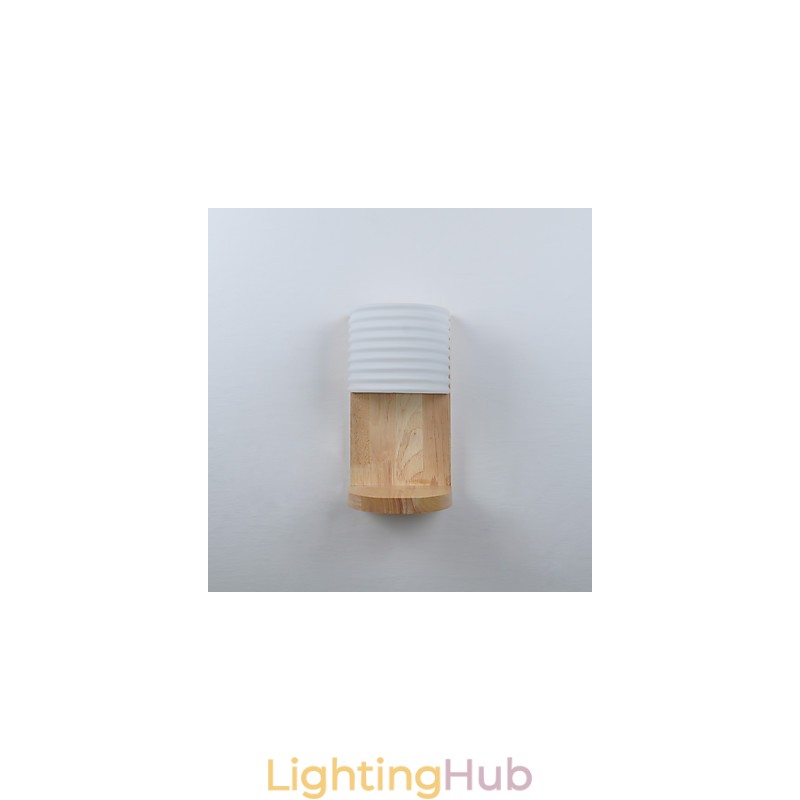 Simple Wall Lamp Bedside Desk Lamp With Glass Shade and Solid Wood for Bedroom Dresser Living Room Baby Room College Dorm Coffee Table Bookcas