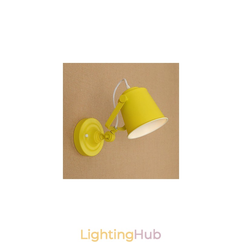 Painted Steel Wall Lamp Dumb Black American Coffee Decoration Retro Wall Light Lightsaber Lamp On Wall