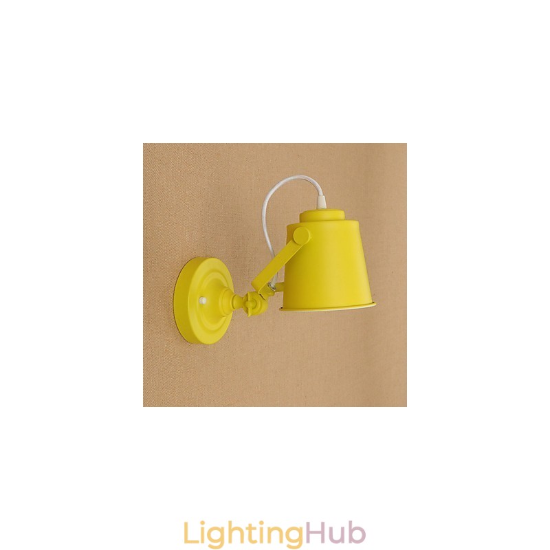 Painted Steel Wall Lamp Dumb Black American Coffee Decoration Retro Wall Light Lightsaber Lamp On Wall