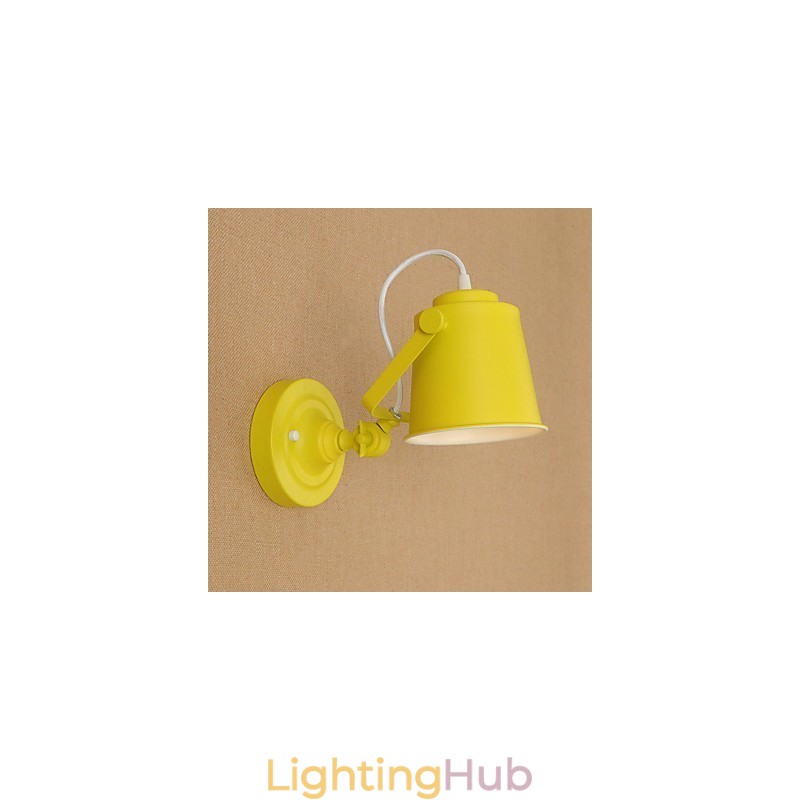 Painted Steel Wall Lamp Dumb Black American Coffee Decoration Retro Wall Light Lightsaber Lamp On Wall