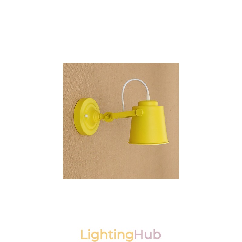 Painted Steel Wall Lamp Dumb Black American Coffee Decoration Retro Wall Light Lightsaber Lamp On Wall