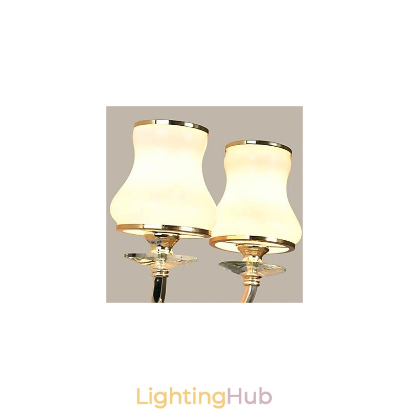 Modern Contemporary Electroplated Feature for Crystal Mini Style Eye Protection Wall Lights