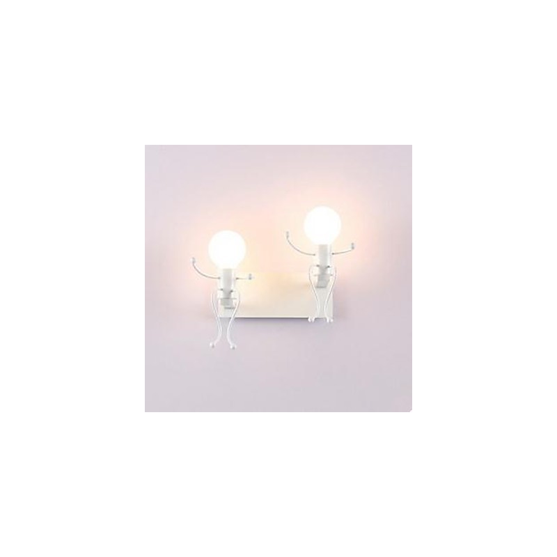 American Country Iron Wall Lamp Creative Bedroom Bedside Wall Lamp Warm Aisle Villain Wall Lamp