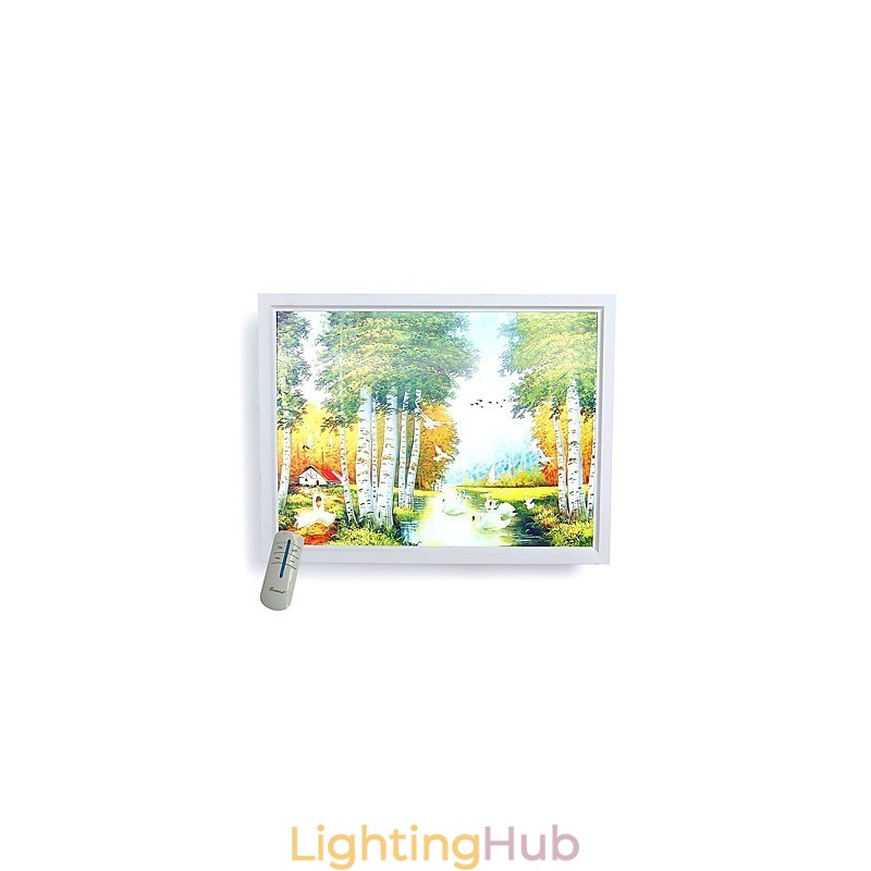 Integrated Modern Contemporary Modern Comtemporary Painting Feature for Ambient Light Wall Sconces