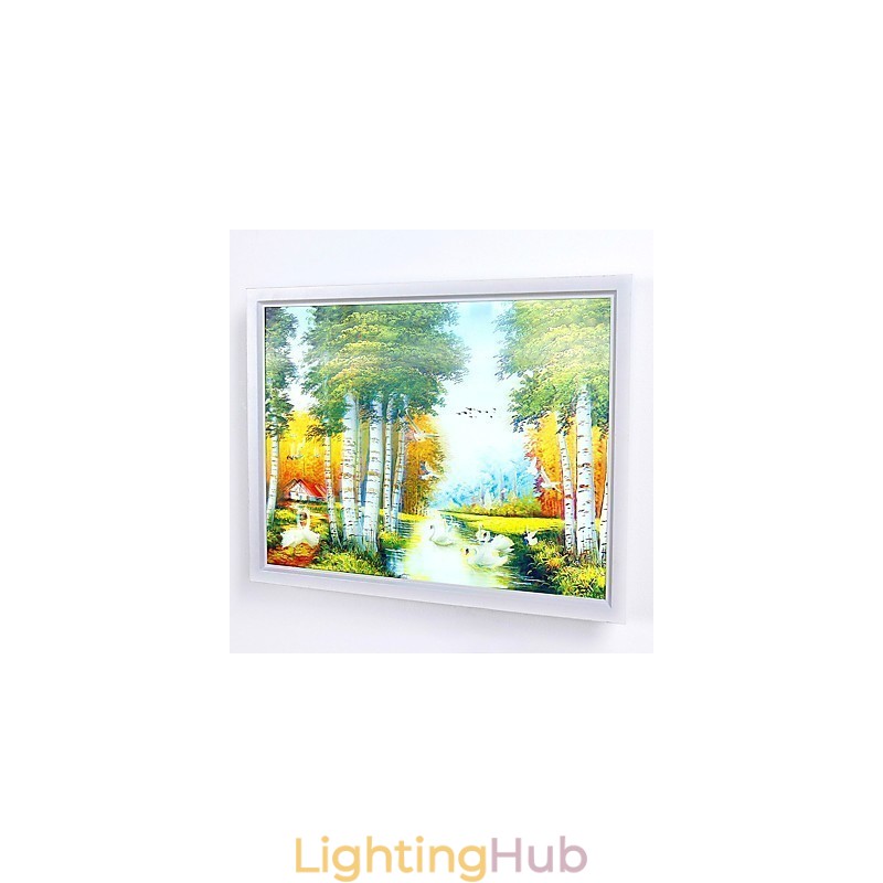 Integrated Modern Contemporary Modern Comtemporary Painting Feature for Ambient Light Wall Sconces