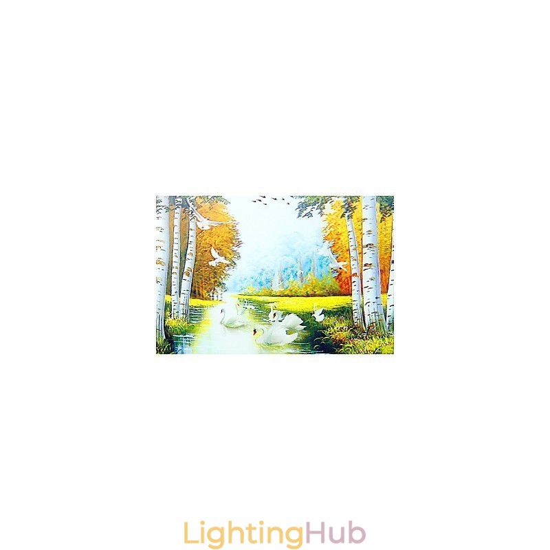 Integrated Modern Contemporary Modern Comtemporary Painting Feature for Ambient Light Wall Sconces
