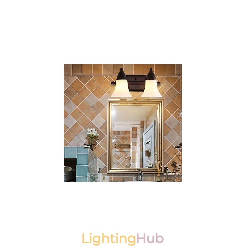 Rustic Lodge Black Oxide Finish Feature for Eye Protection Ambient Light Wall Sconces Wall Light
