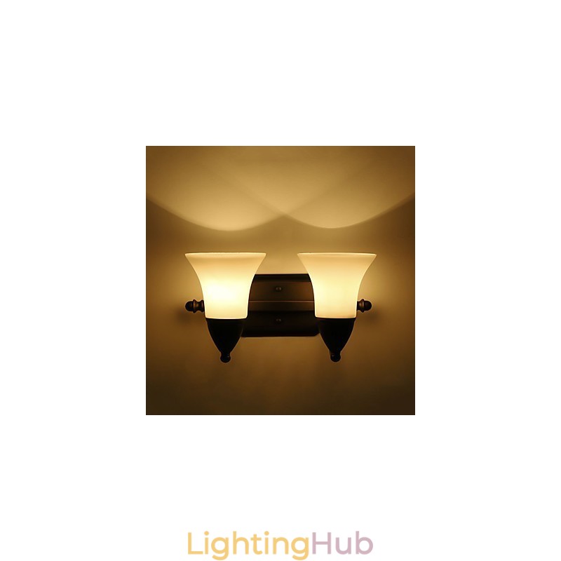 Rustic Lodge Black Oxide Finish Feature for Eye Protection Ambient Light Wall Sconces Wall Light