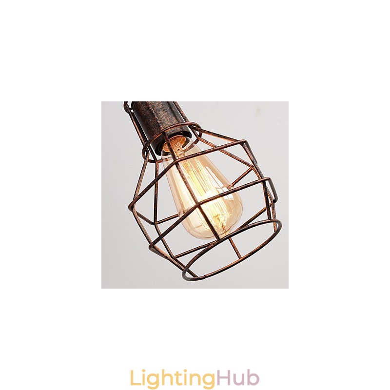 Industrial Retro Iron Wall Lamp Creative Personality Lift Pulley Wall Lamp