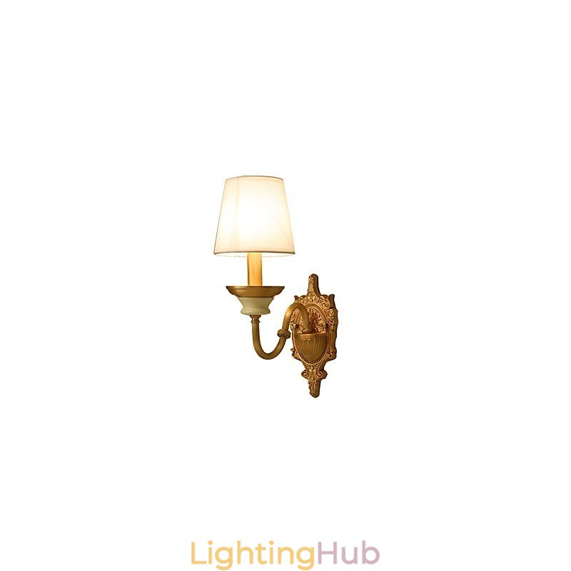 Simple Country Traditional Classic Brass Feature for Mini Style Uplight Wall Sconces Wall Light