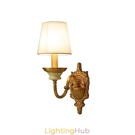Simple Country Traditional Classic Brass Feature for Mini Style Uplight Wall Sconces Wall Light