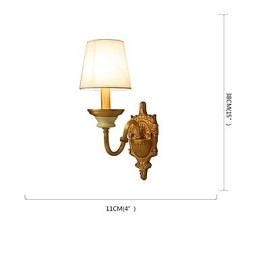 Simple Country Traditional Classic Brass Feature for Mini Style Uplight Wall Sconces Wall Light