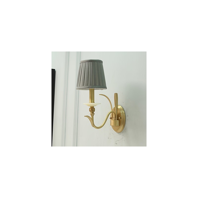 Simple Country Traditional Classic Brass Feature for Mini Style Uplight Wall Sconces Wall Light