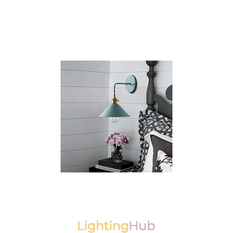 Mini sized Simple Industrial Head Light Bulbs Wall Lamp Vintage Retro Village Metal Wall Sconce Light Fixture Aisle Wall Lamp