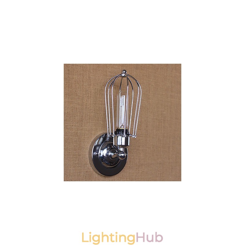 Simple Vintage Country Retro Electroplate Feature for Mini Style Ambient Light Wall Sconces