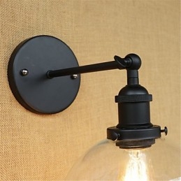 Country Retro Painting Feature for Mini Style Eye Protection Ambient Light Wall Sconces
