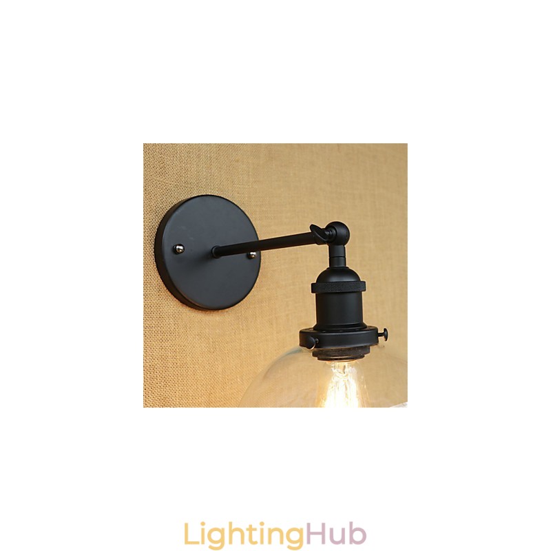 Country Retro Painting Feature for Mini Style Eye Protection Ambient Light Wall Sconces