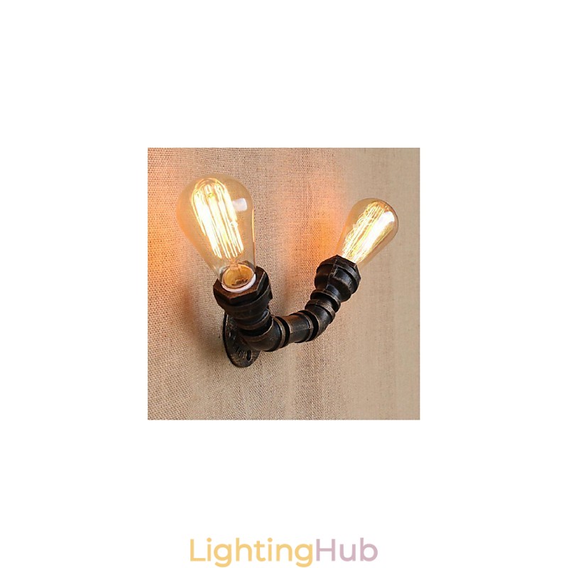 Nostalgia Simple Water Pipe Decorative Small Wall Lamp Wall Light