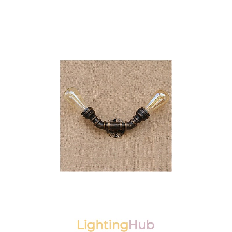 Nostalgia Simple Water Pipe Decorative Small Wall Lamp Wall Light