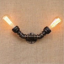 Nostalgia Simple Water Pipe Decorative Small Wall Lamp Wall Light