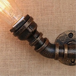 Nostalgia Simple Water Pipe Decorative Small Wall Lamp Wall Light