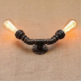 Nostalgia Simple Water Pipe Decorative Small Wall Lamp Wall Light
