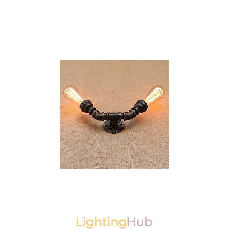 Nostalgia Simple Water Pipe Decorative Small Wall Lamp Wall Light