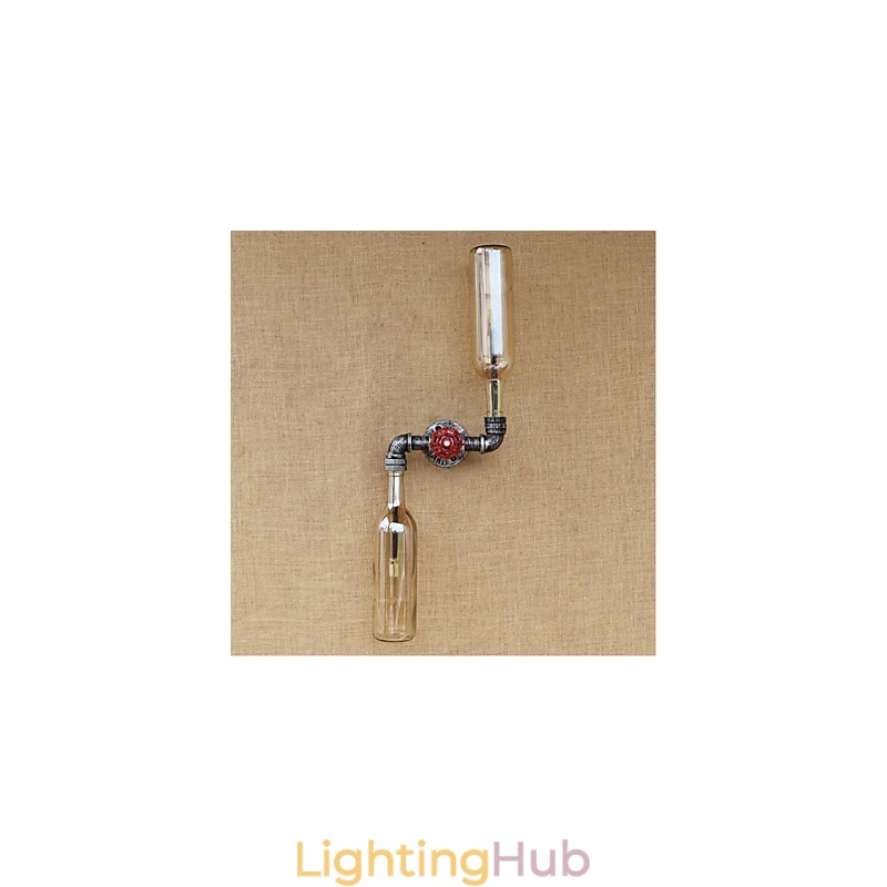 Rustic Lodge Brass Feature for Ambient Light Wall Sconces Wall Light Amber