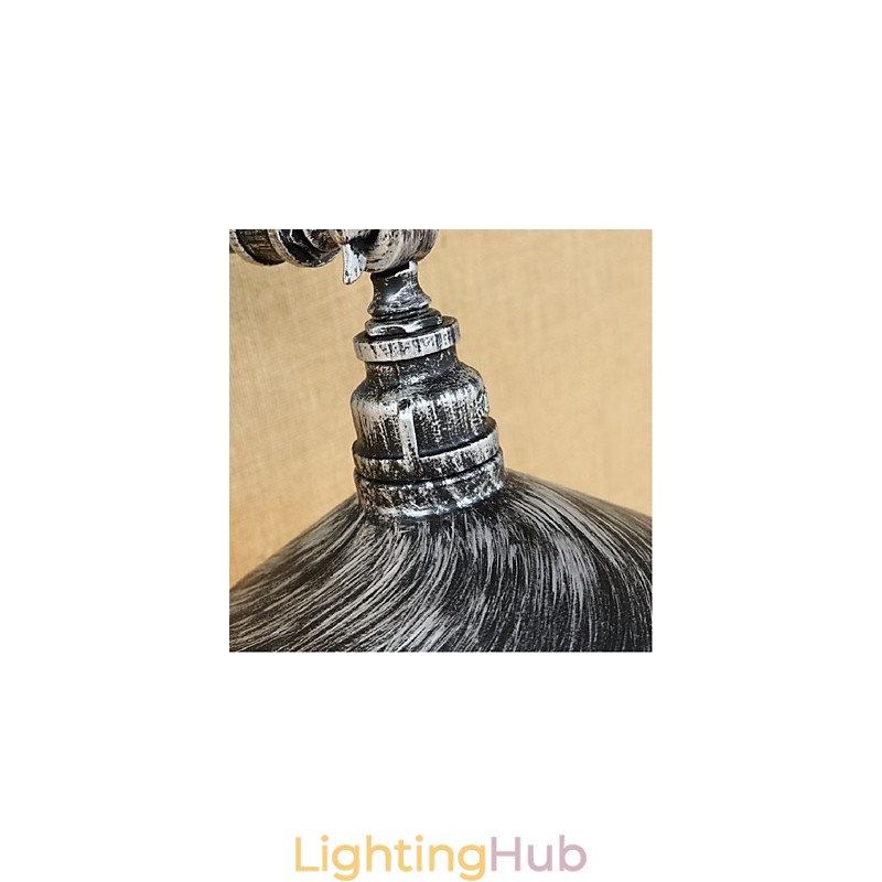 Industrial Style Nordic Water Pipe Wall Lamp Wall Light Silver