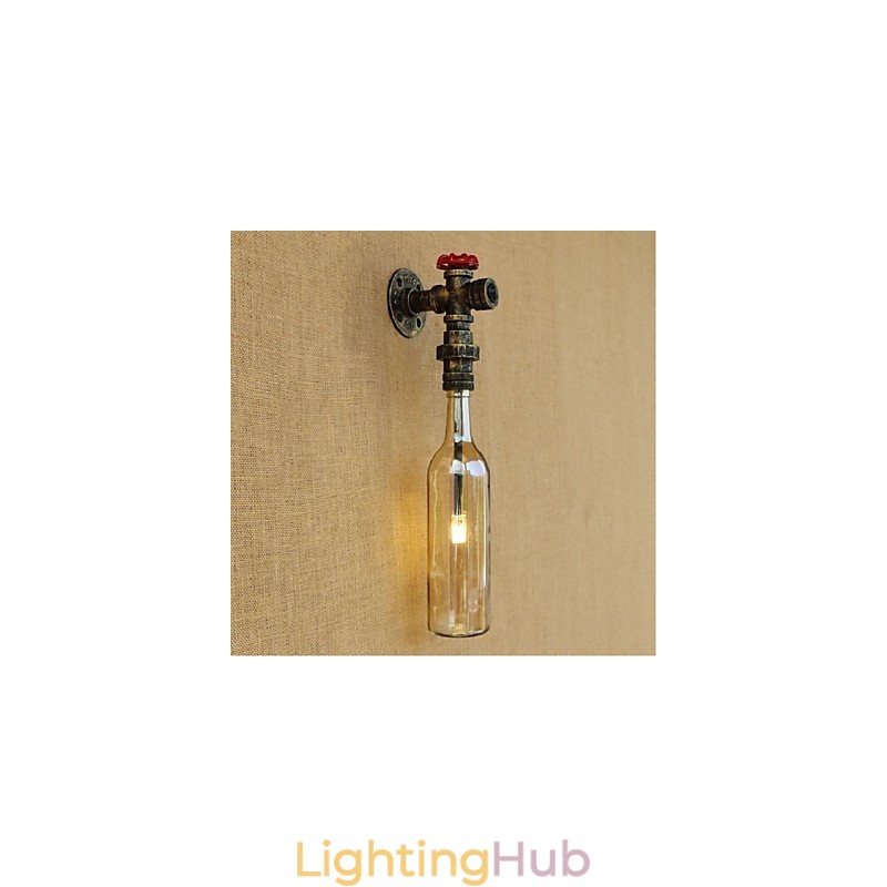 Amber Water Wall Lamp With Switch Wall Light