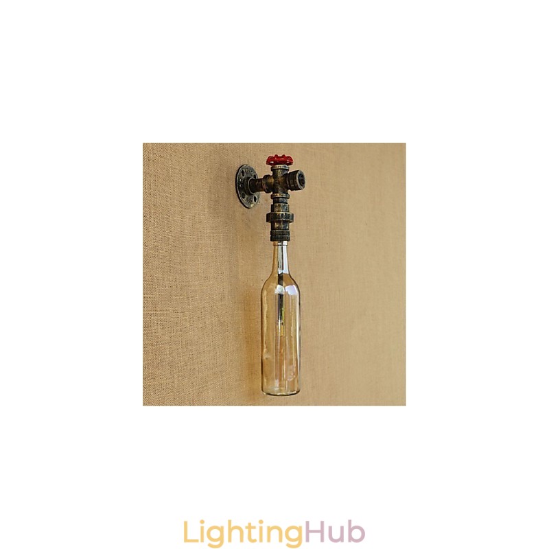 Amber Water Wall Lamp With Switch Wall Light