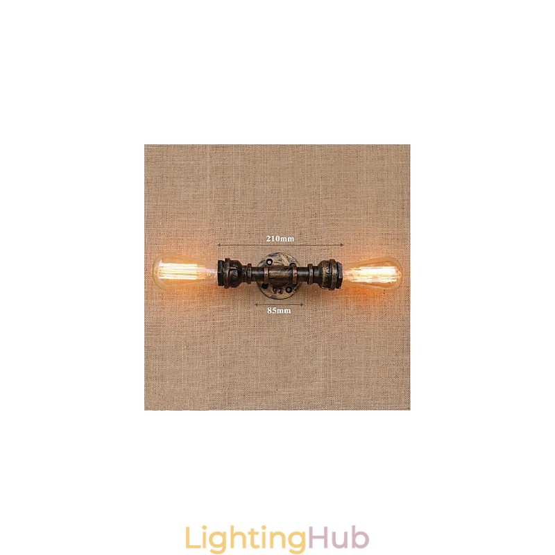 Nostalgia Simple Water Pipe Decorative Small Wall Lamp Wall Light