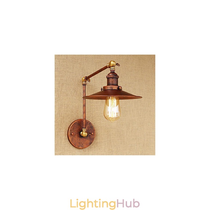 Long arm Half rusty Industrial Retro Nostalgic Retractable Folding Wall Sconces Wall Light