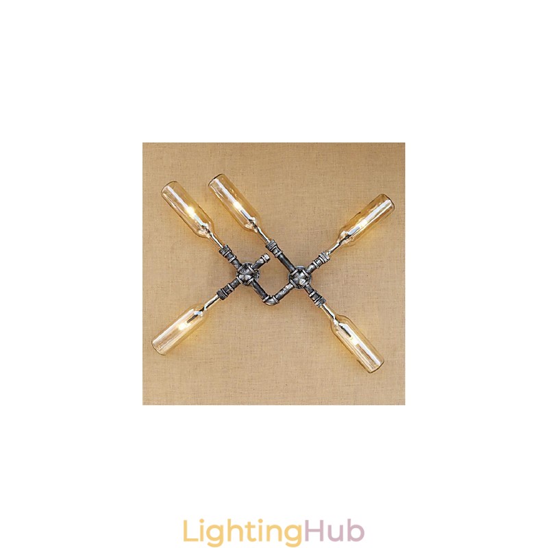 Rustic Lodge Painting Feature for Ambient Light Wall Sconces Wall Light