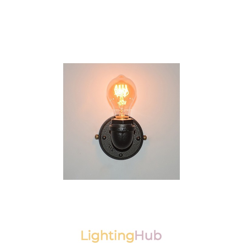 Simple Retro Industrial Iron Pipe Decorative wall lamp Wall Fixture
