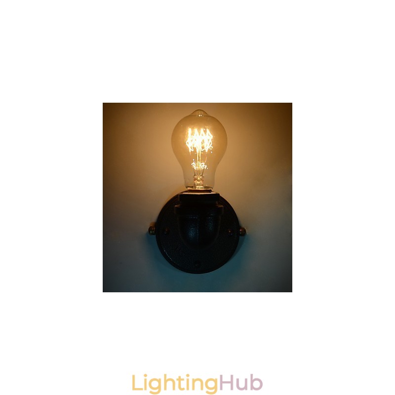 Simple Retro Industrial Iron Pipe Decorative wall lamp Wall Fixture