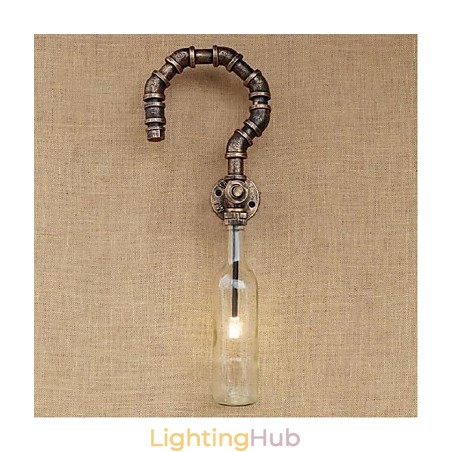 Retro American Village Creative Industry Wind Designer Water Bottle Wall Lamp Wall Light Retro American Village Creative Industry Wind Designer Water Bottle Wall Lamp Wall Light