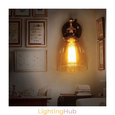 Industrial Edison Simplicity Glass Wall Sconce Metal Base Cap Dining Room Study Room Office Hallway Wall Mount Light Industrial Edison Simplicity Glass Wall Sconce Metal Base Cap Dining Room Study Room Office Hallway Wall Mount Light
