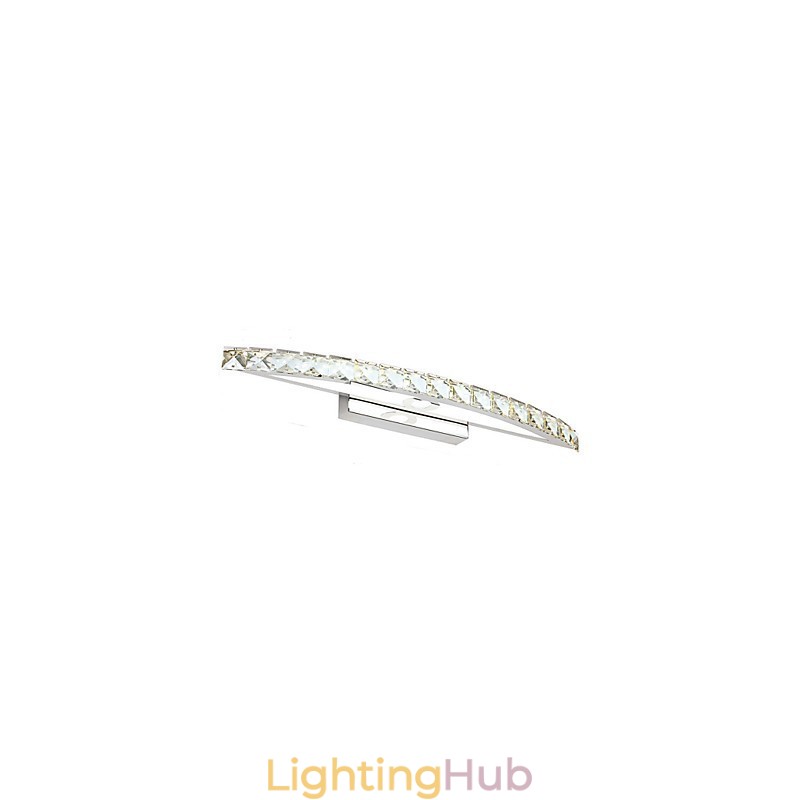 Contemporary Crystal Wall Bathroom Lighting