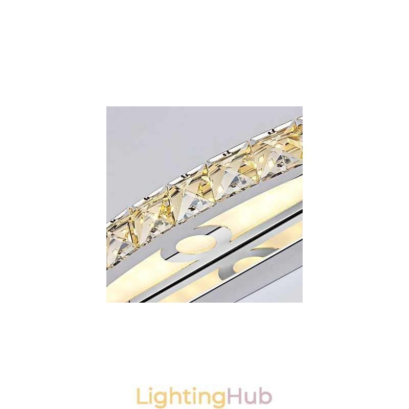 Contemporary Crystal Wall Bathroom Lighting