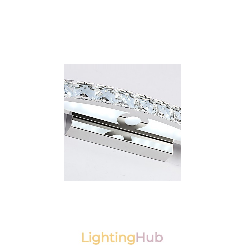Contemporary Crystal Wall Bathroom Lighting