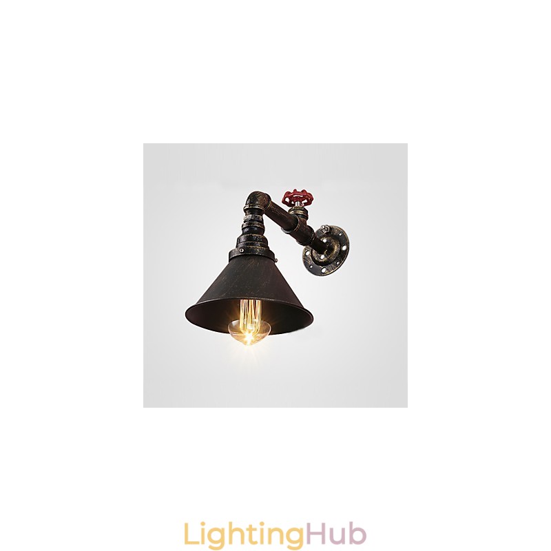 Water Pipe Wall Lights Retro Industrial Style Creative Country Metal Restaurant Cafe Bars Bar Table Wall Sconces