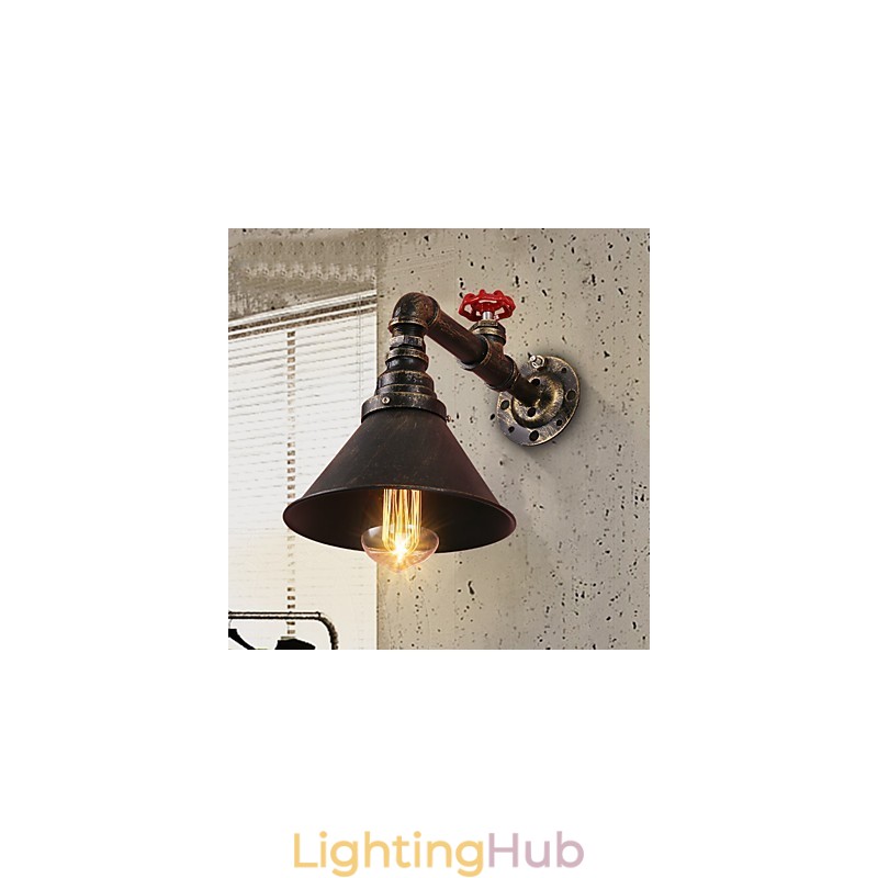 Water Pipe Wall Lights Retro Industrial Style Creative Country Metal Restaurant Cafe Bars Bar Table Wall Sconces
