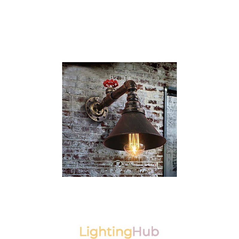 Water Pipe Wall Lights Retro Industrial Style Creative Country Metal Restaurant Cafe Bars Bar Table Wall Sconces