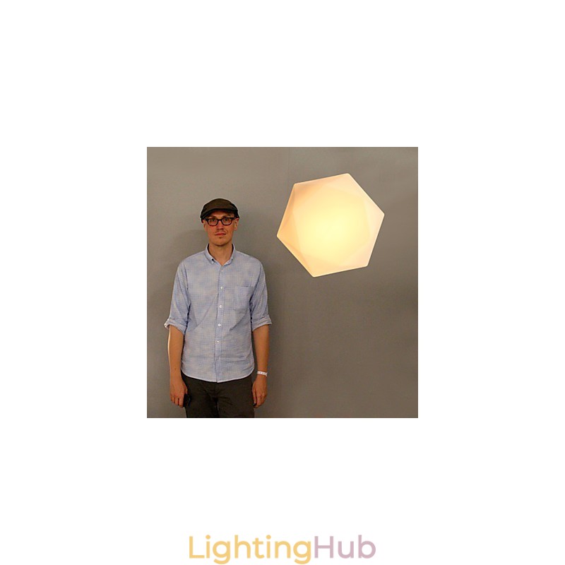 Creative White Diamond Glass Dome Light Absorb