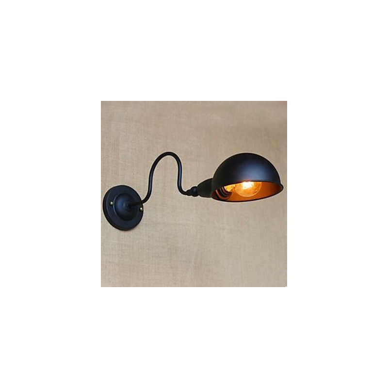 Retro Black High Grade Personality Bedside Bedroom Study Revolving Around Decorative Wall Aisle