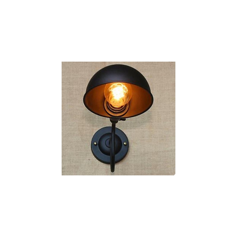 Retro Black High Grade Personality Bedside Bedroom Study Revolving Around Decorative Wall Aisle