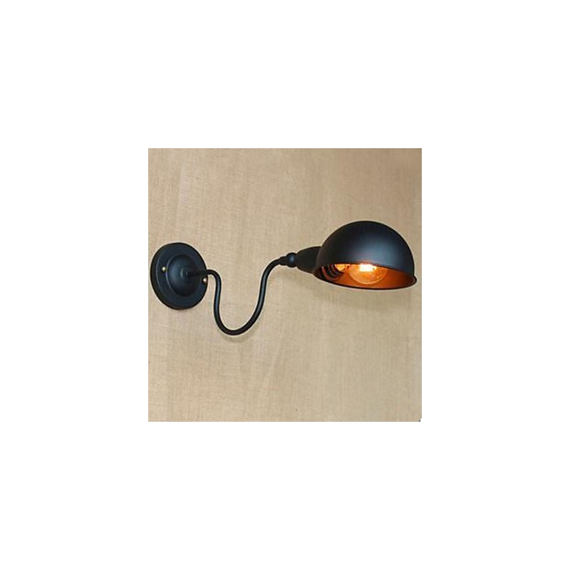 Retro Black High Grade Personality Bedside Bedroom Study Revolving Around Decorative Wall Aisle