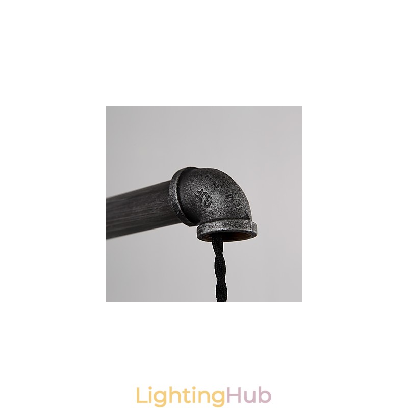 Vintage Industrial Pipe Wall Lights With switch Creative Lights Restaurant Cafe Bar Decoration lighting With 1 Light Painted Finish